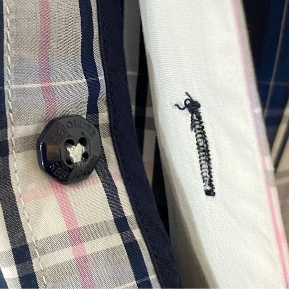 Absolute Rebellion French Style Bold Dress Down Slim Fit Shirt XXL - Picture 5 of 16